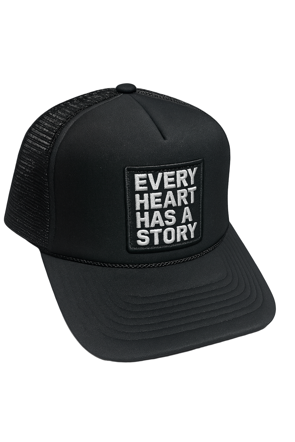 Every Heart Has A Story Mesh Trucker Hat