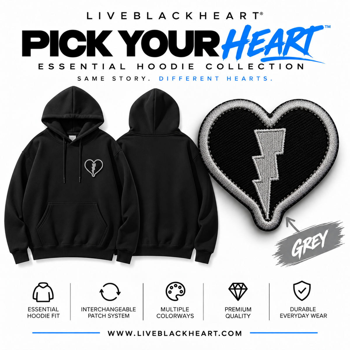 ESSENTIAL HOODIE | Pick Your Heart™
