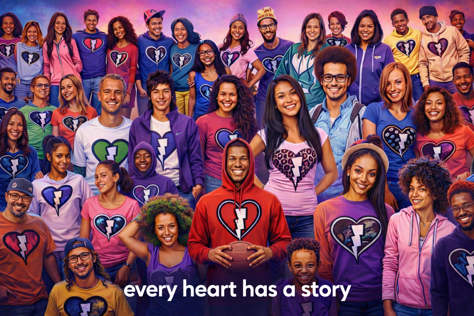 Liveblackheart banner — Every Heart Has A Story campaign