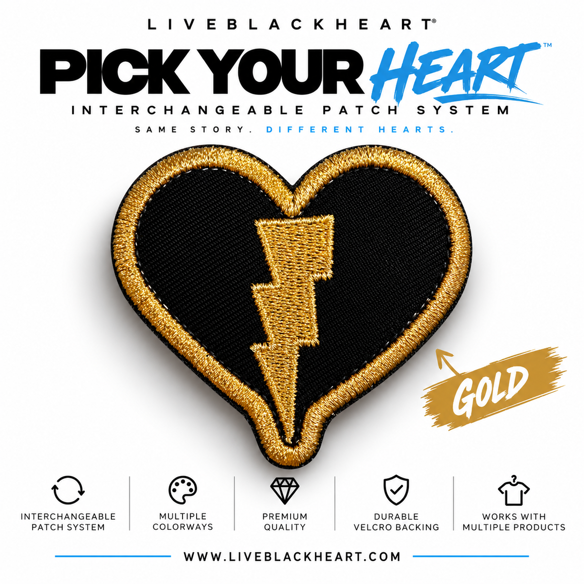 Pick Your Heart™ Interchangeable Heart Patch