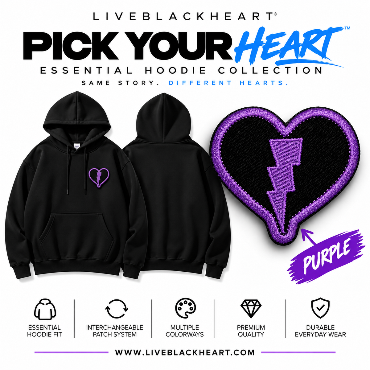 ESSENTIAL HOODIE | Pick Your Heart™