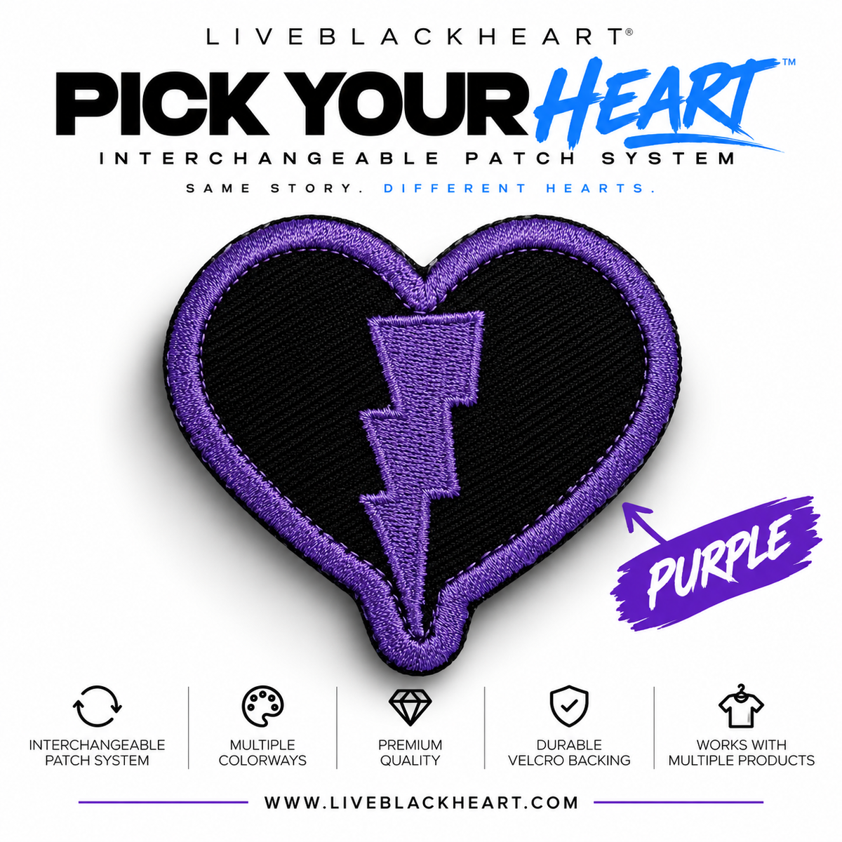 Pick Your Heart™ Interchangeable Heart Patch