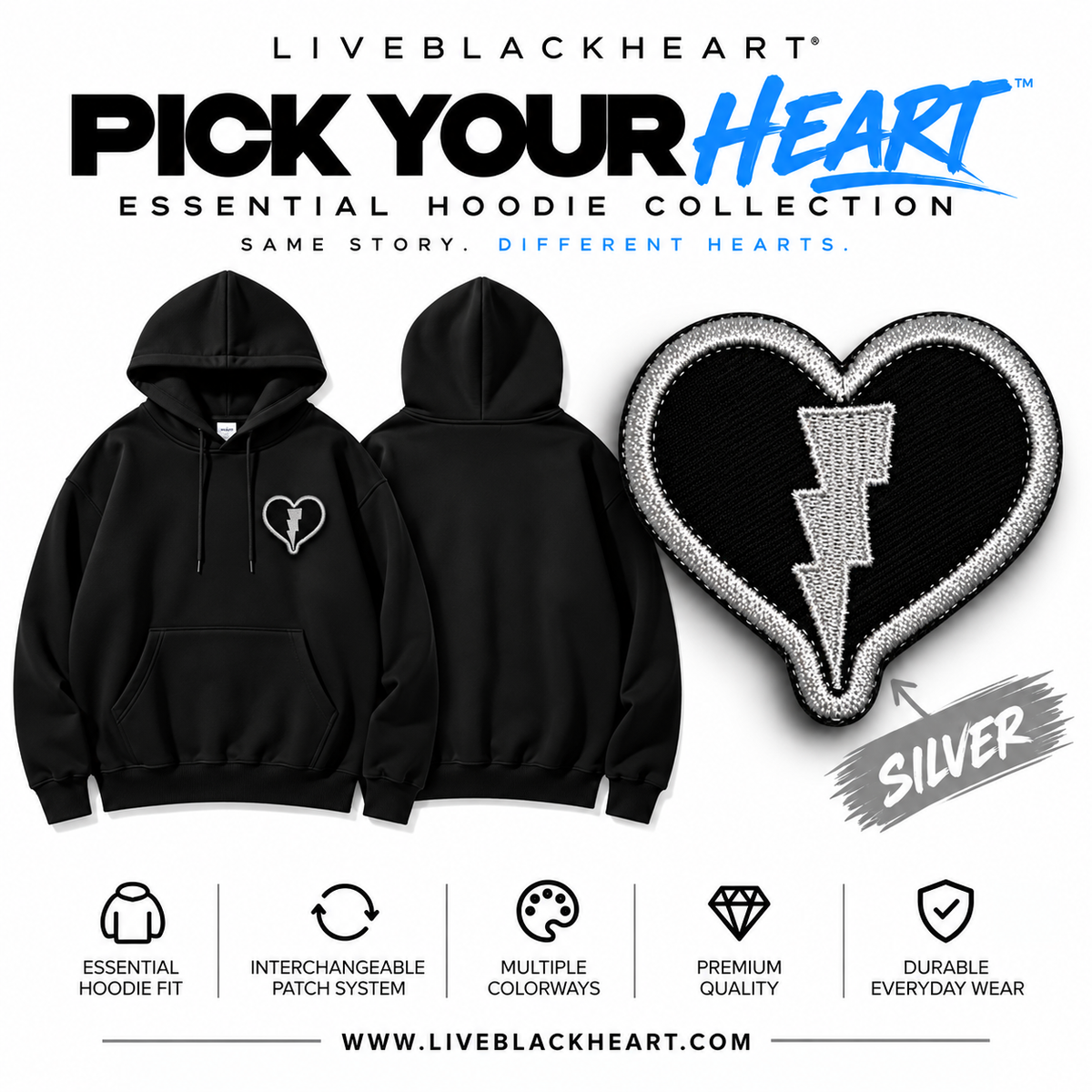 ESSENTIAL HOODIE | Pick Your Heart™