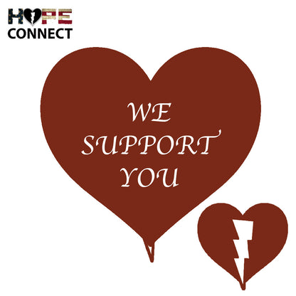 Porch Chapel Hill Support Heart Card