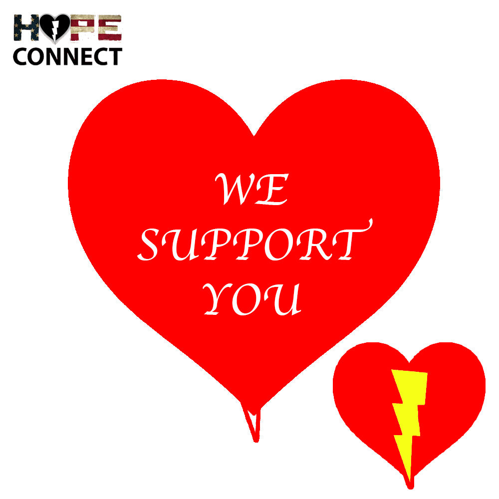 Ronald McDonald House Support Heart Card